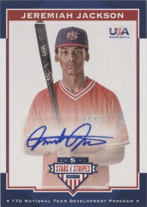 2017 Panini USA Baseball Stars & Stripes - Jeremiah Jackson #31