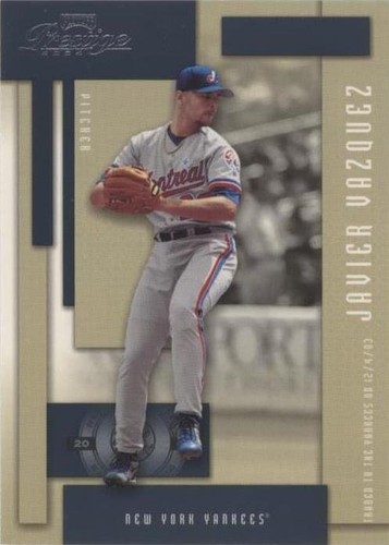 2004 Playoff Prestige - Javier Vazquez #111