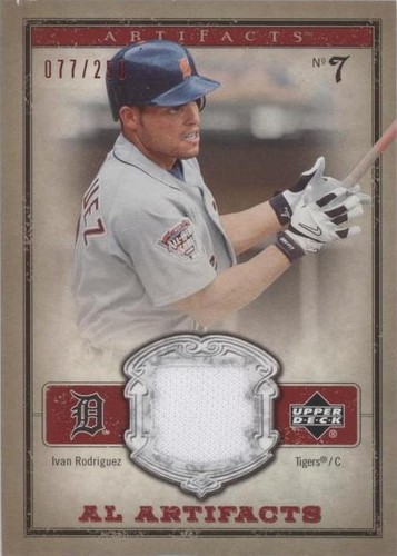 2006 Upper Deck Artifacts - Ivan Rodriguez #AL-IR