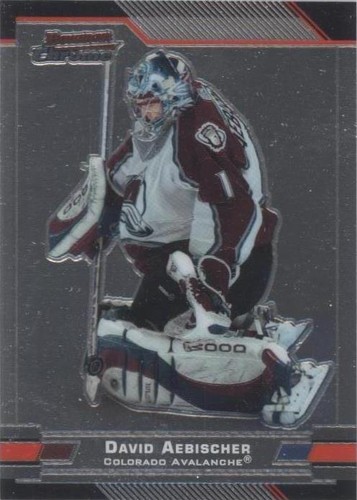 2003-04 Bowman Chrome Draft Picks & Prospects - David Aebischer #47