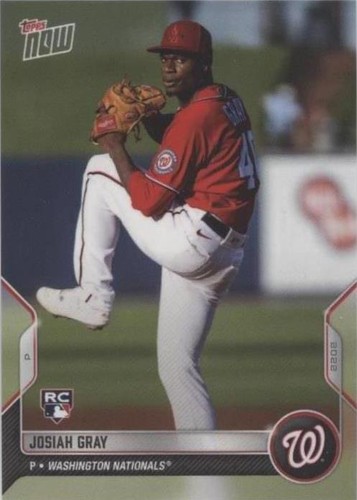 2022 Topps Now Road to Opening Day - Josiah Gray #OD-296