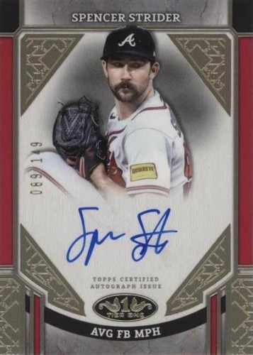 2024 Topps Tier One - Spencer Strider #ASA-SS
