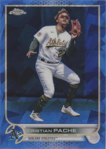 2022 Topps Chrome Update Series Sapphire Edition - Cristian Pache #US328