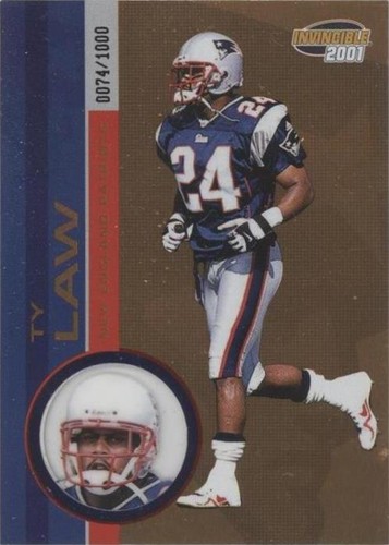 2001 Pacific Invincible Ty Law #141