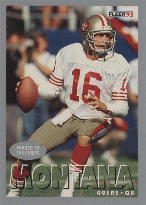 Fleer Joe Montana 1993 #475