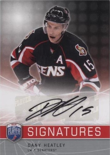 2008-09 Upper Deck Be a Player - Dany Heatley #S-HE