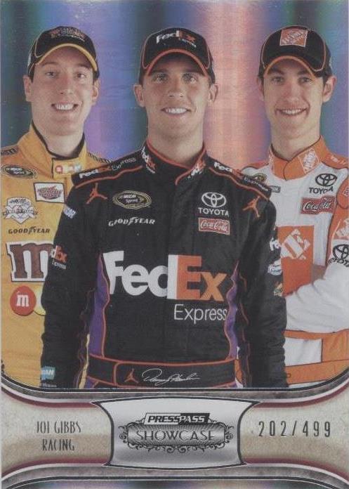2011 Press Pass Showcase - Denny Hamlin Joey Logano Kyle Busch #54