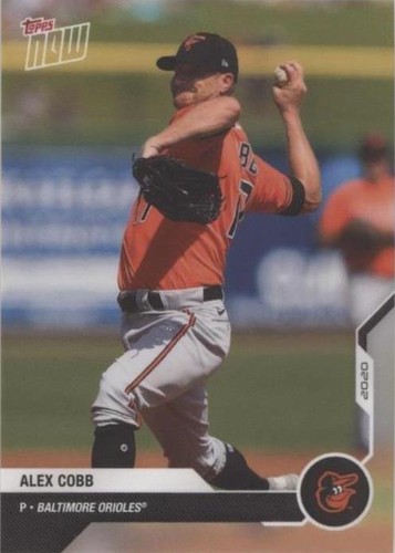 2020 Topps Now Road to Opening Day - Alex Cobb #OD-15