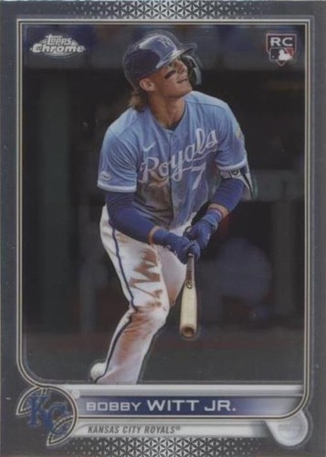 2022 Topps Chrome Update BOBBY WITT JR. AUTO ORANGE