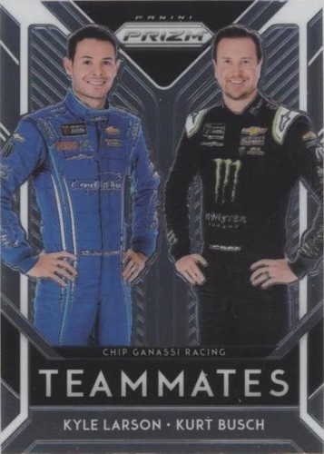 2019 Panini Prizm - Kurt Busch Kyle Larson #T-8