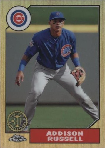 2017 Topps Chrome - Addison Russell #87T-17