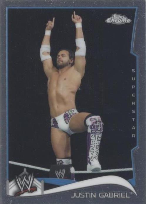2014 Topps Chrome WWE - Justin Gabriel #77