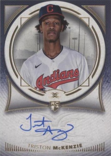 2021 Topps Definitive Collection - Triston McKenzie #DRA-TM2