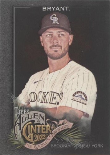 2022 Topps Allen & Ginter X - Kris Bryant #24