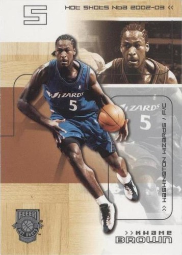2002-03 Fleer Hot Shots - Kwame Brown #36