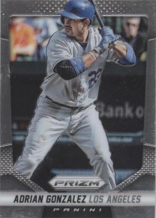 2014 Panini Prizm - Adrian Gonzalez #54