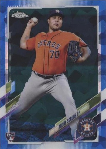 2021 Topps Chrome Sapphire Edition - Andre Scrubb #384