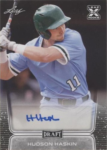 2020 Leaf Draft - Hudson Haskin #BA-HH1