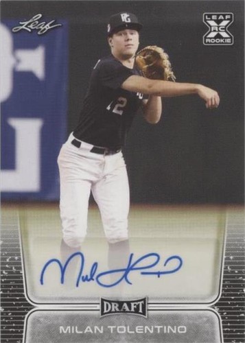 2020 Leaf Draft - Milan Tolentino #BA-MT1