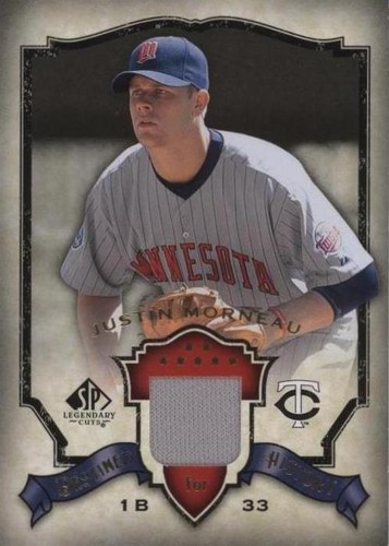 2008 SP Legendary Cuts - Justin Morneau #DH-JM