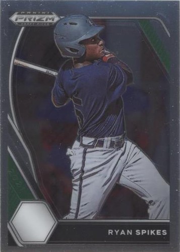 2021 Ryan Spikes Panini Prizm Draft Picks #PDP100 Navy Blue Pulsar