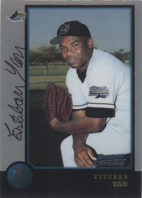 1998 Bowman Chrome - Esteban Yan #434