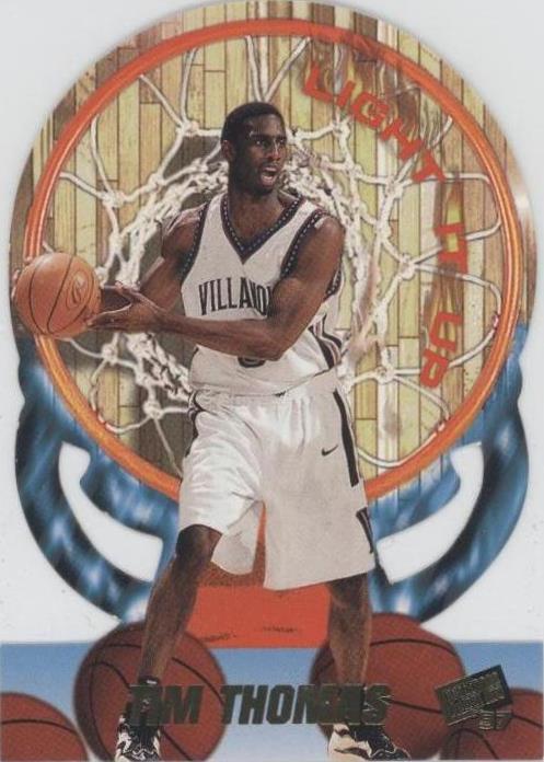 1997 Press Pass Double Threat - Tim Thomas #LU 7