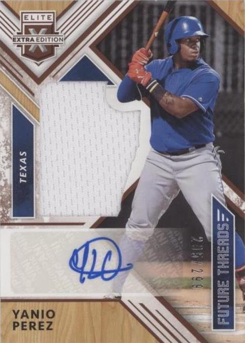 2018 Panini Elite Extra Edition - Yanio Perez #FTSA-YP