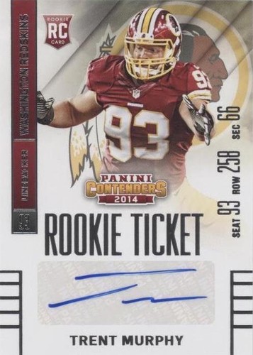 2014 Panini Contenders Trent Murphy #182