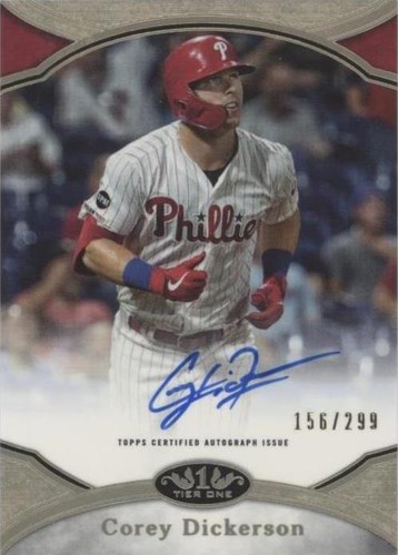 2020 Topps Tier One - Corey Dickerson #PPA-CDI