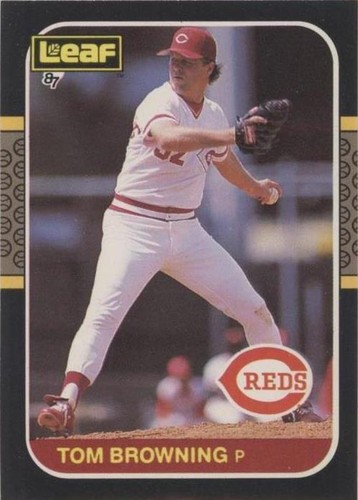 1987 Leaf Canadian - Tom Browning #138