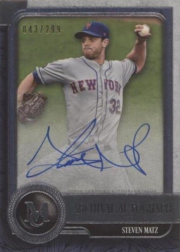 2019 Topps Museum Collection - Steven Matz #AA-SM