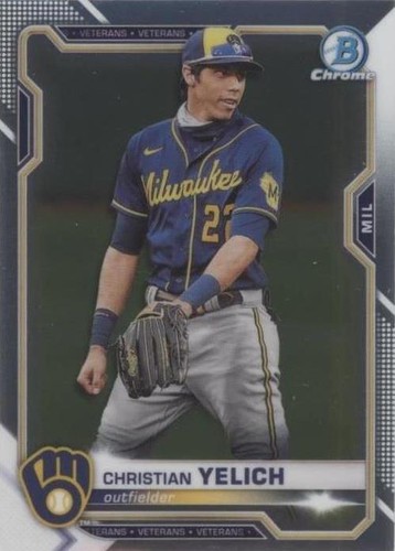 2021 Bowman Chrome - Christian Yelich #22