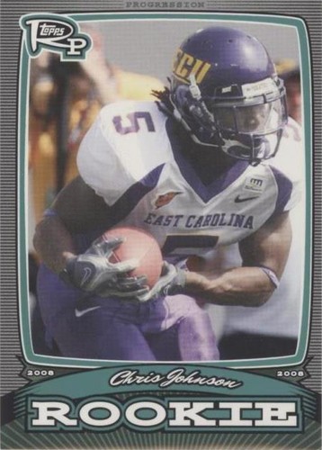 2008 Topps Rookie Progression Chris Johnson #PR-CJ