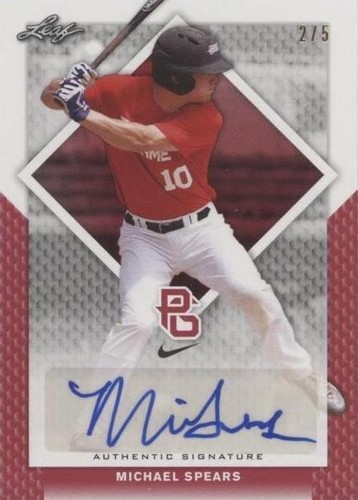 2016 Leaf Perfect Game National Showcase - Michael Spears #BA-084