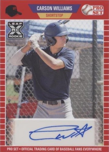 2021 Leaf Pro Set Baseball Blaster - Carson Williams #PS-CW1