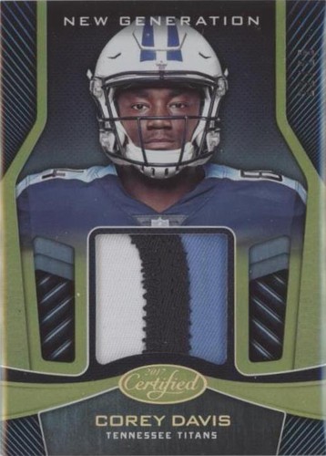 2017 Panini Certified Corey Davis #NG-CD
