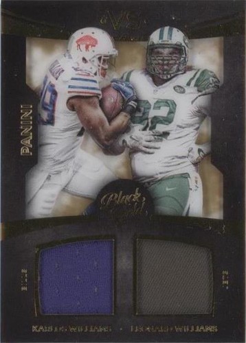 2015 Panini Black Gold Karlos Williams Leonard Williams #VS-WW