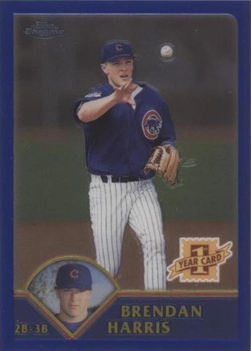 2003 Topps Chrome - Brendan Harris #213