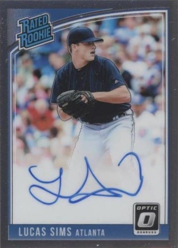 2018 Panini Donruss Optic - Lucas Sims #RRS-LS