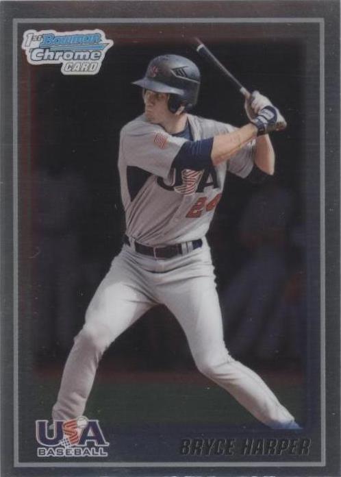 Bowman Chrome 2010 - Bryce Harper #USA18-BC8
