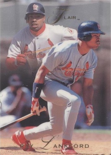 メジャーリーグ　カード　Ray Lankford RAY LANKFORD ST. LOUIS CARDINALS 1994 TOPPS STADIUM CLUB