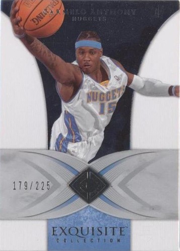 2006-07 Upper Deck Exquisite Collection - Carmelo Anthony #9