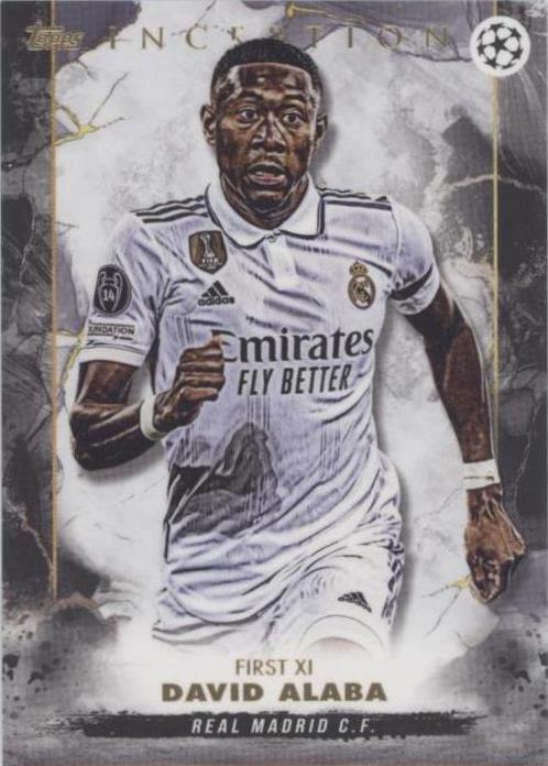 2022-23 Topps Inception UEFA Club Competitions - First XI David Alaba ...