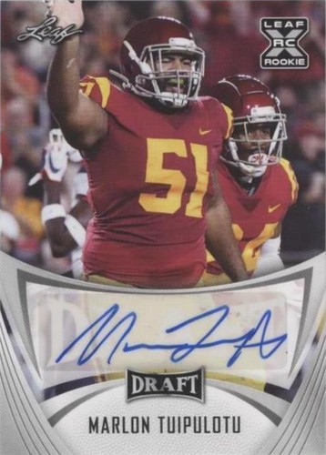 2021 Leaf Draft Marlon Tuipulotu #BA-MT1