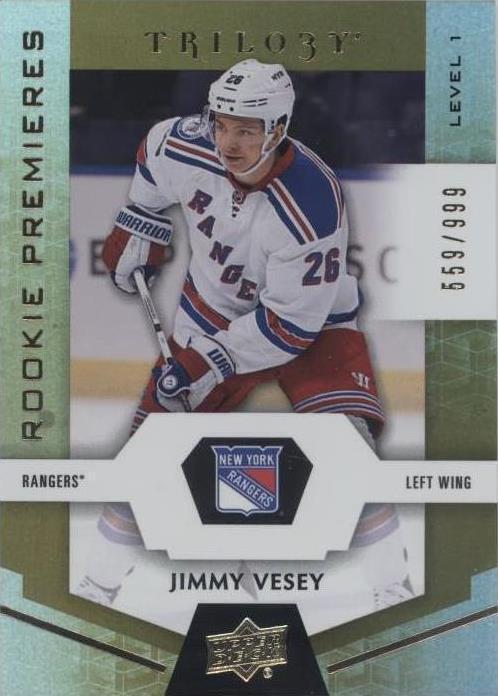 2016-17 Upper Deck Trilogy - Jimmy Vesey #55