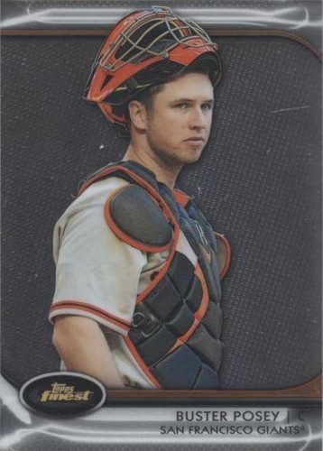 2012 Topps Finest - Buster Posey #53