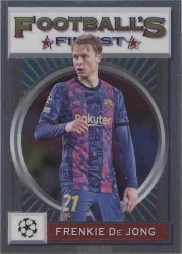 2021-22 Topps Finest Flashbacks UCL Frenkie de Jong #146