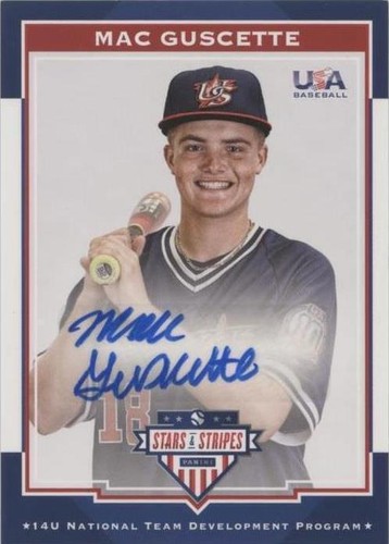 2017 Panini USA Baseball Stars & Stripes - Mac Guscette #39