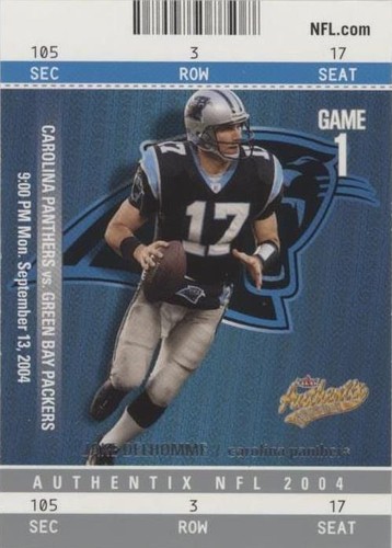 2004 Fleer Authentix Jake Delhomme #12